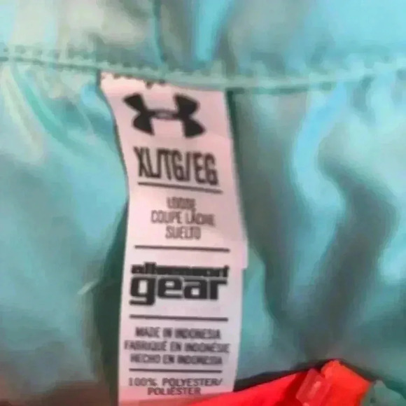 Under Armour turquoise warm up jacket sz XL - Picture 7 of 7